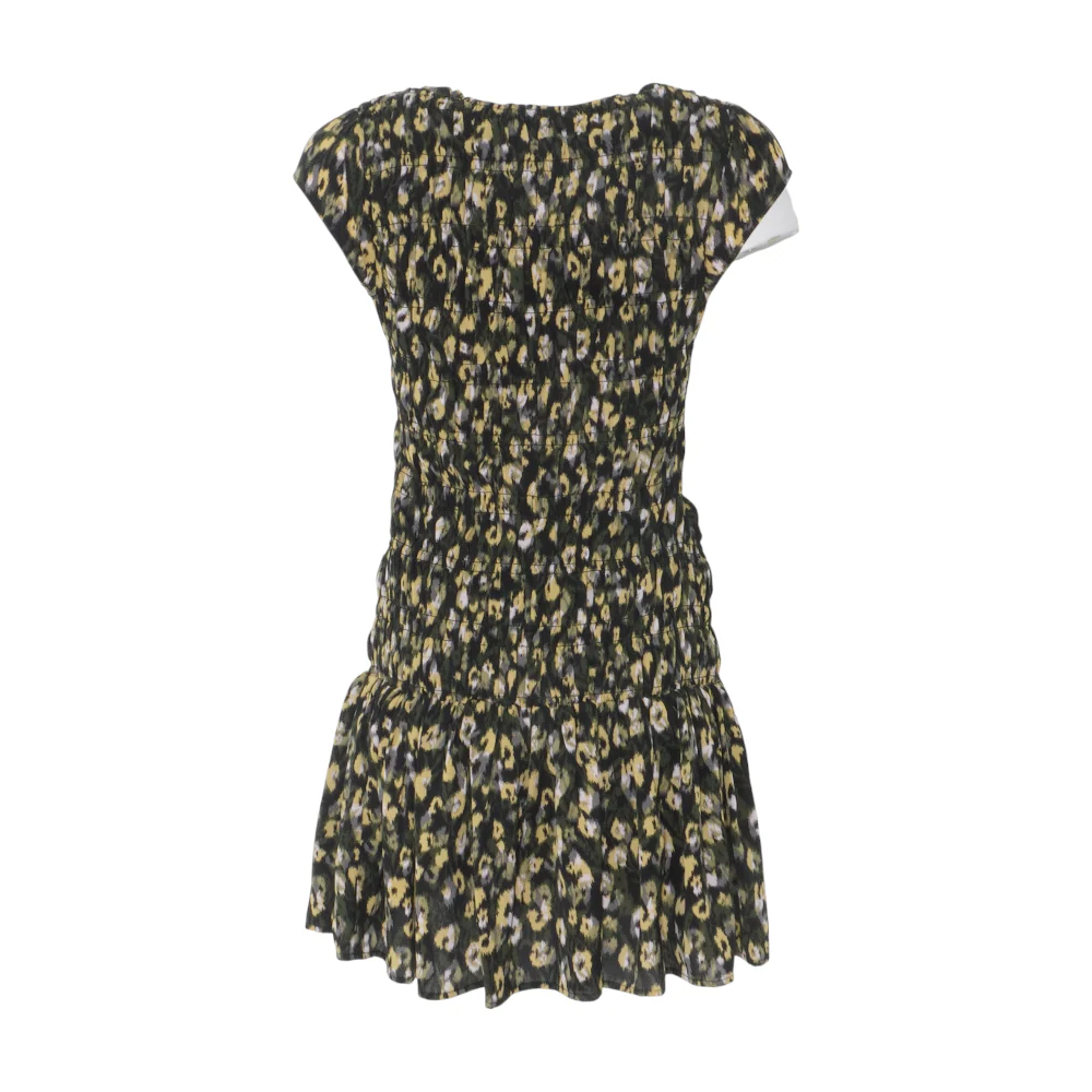 Green Abstract Mini Dress - Image 2