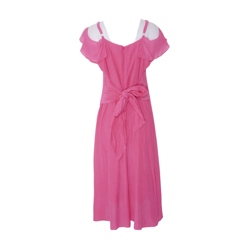 Pink Plus Midi Dress - Image 2
