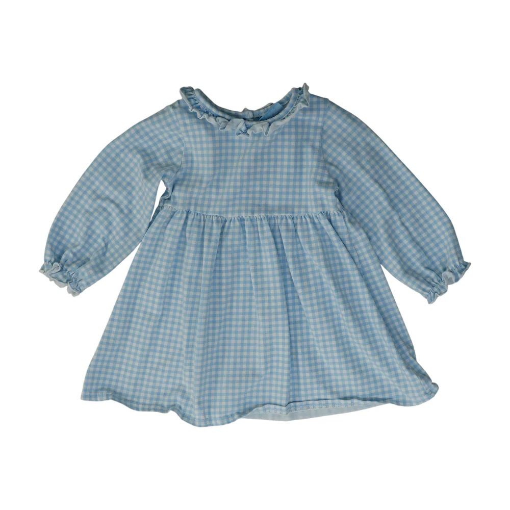 Blue Check Dress