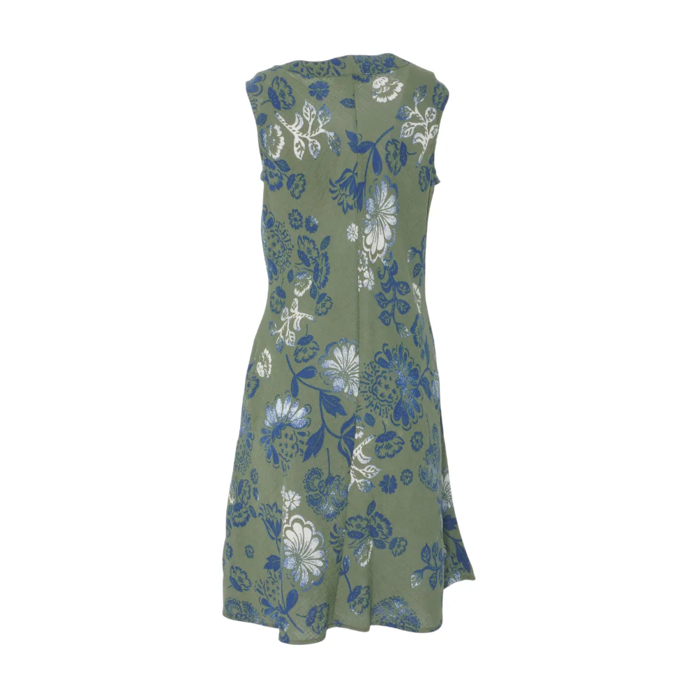 Green Petite Floral Midi Dress - Image 2