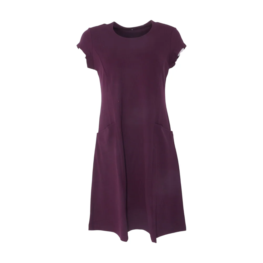 Maroon Petite Midi Dress