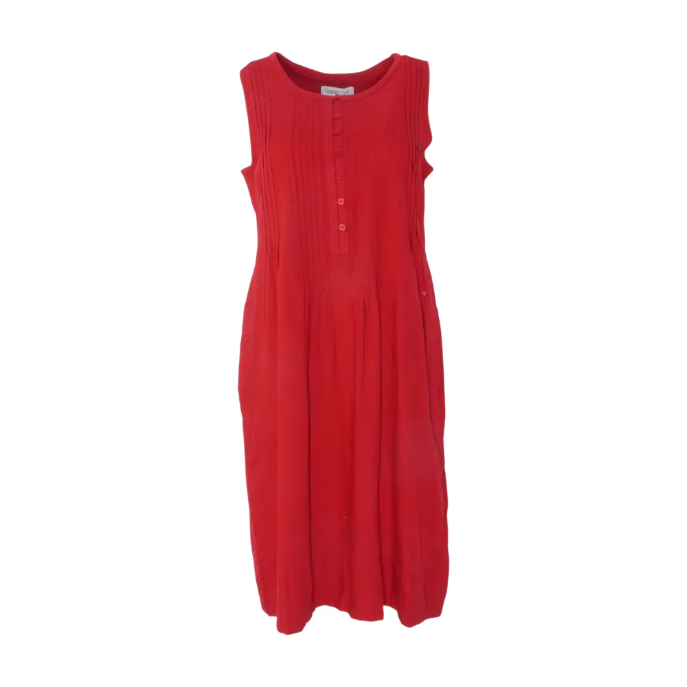 Red Petite Midi Dress
