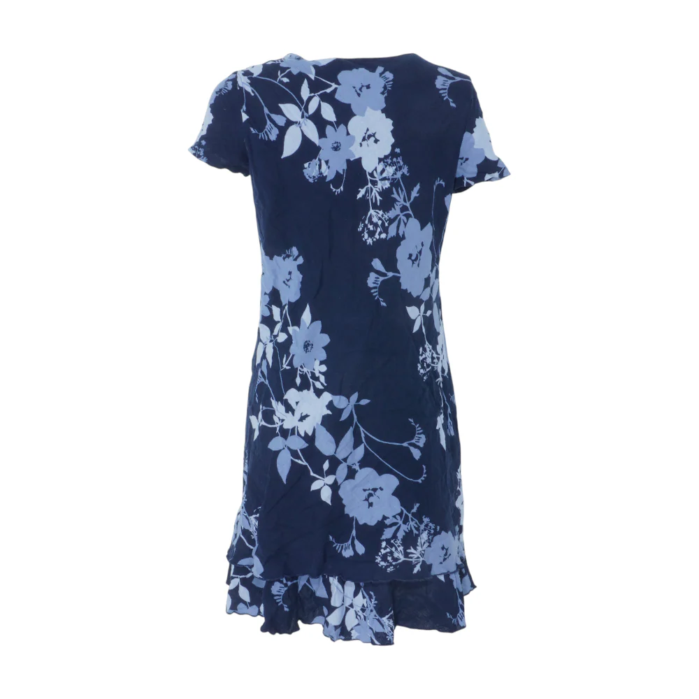 Navy Petite Floral Midi Dress - Image 2