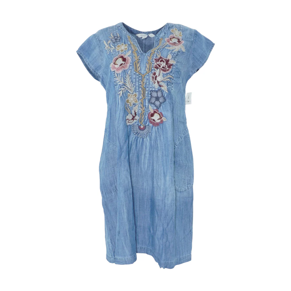 Blue Petite Midi Dress