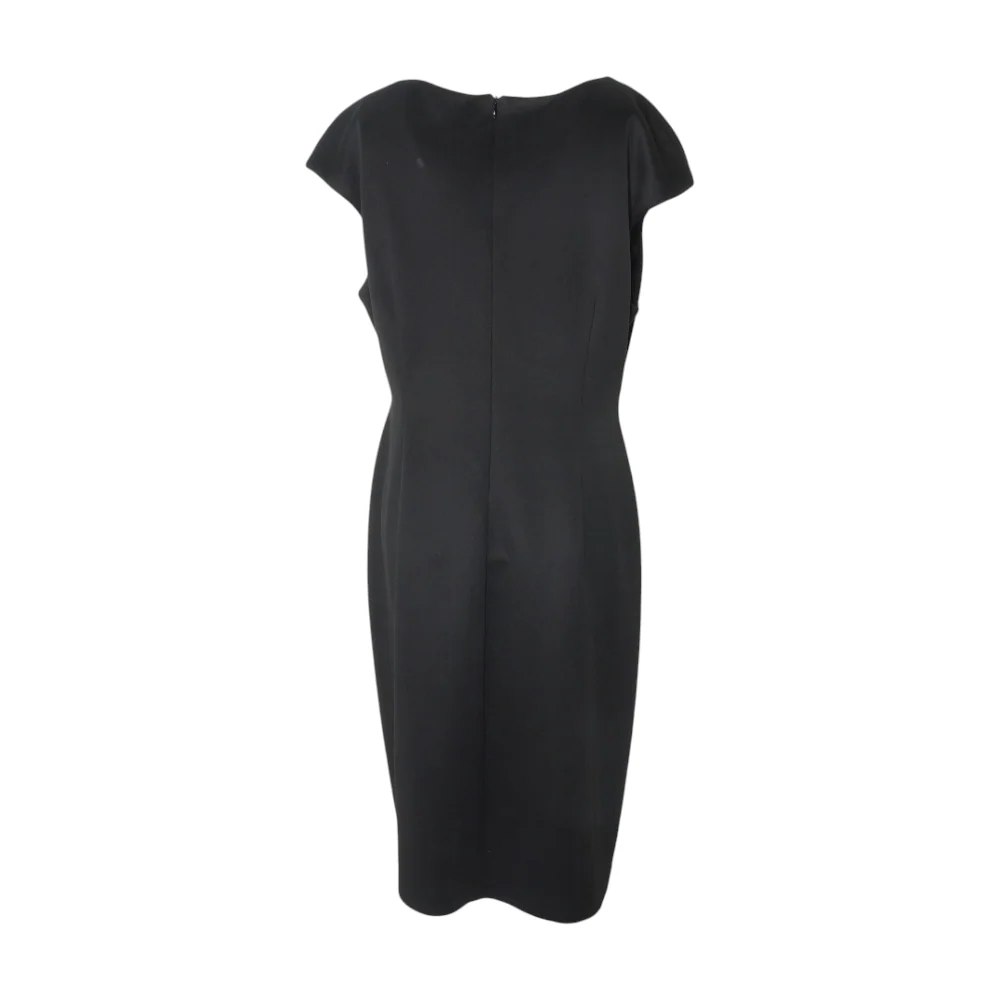 Black Striped Midi Dress - Image 2