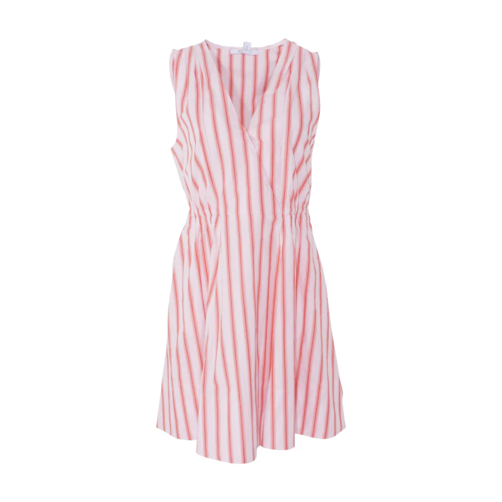 Pink Striped Mini Dress