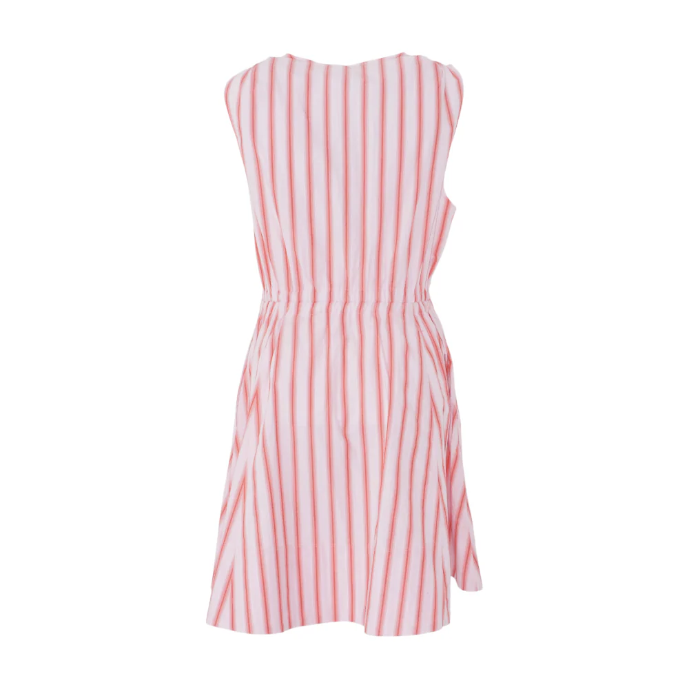 Pink Striped Mini Dress - Image 2