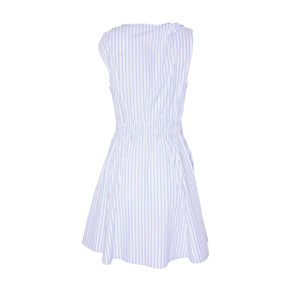 White Striped Mini Dress - Image 2