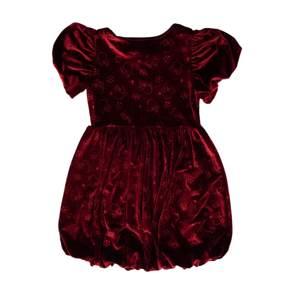 Maroon Graphic Dress - Image 2