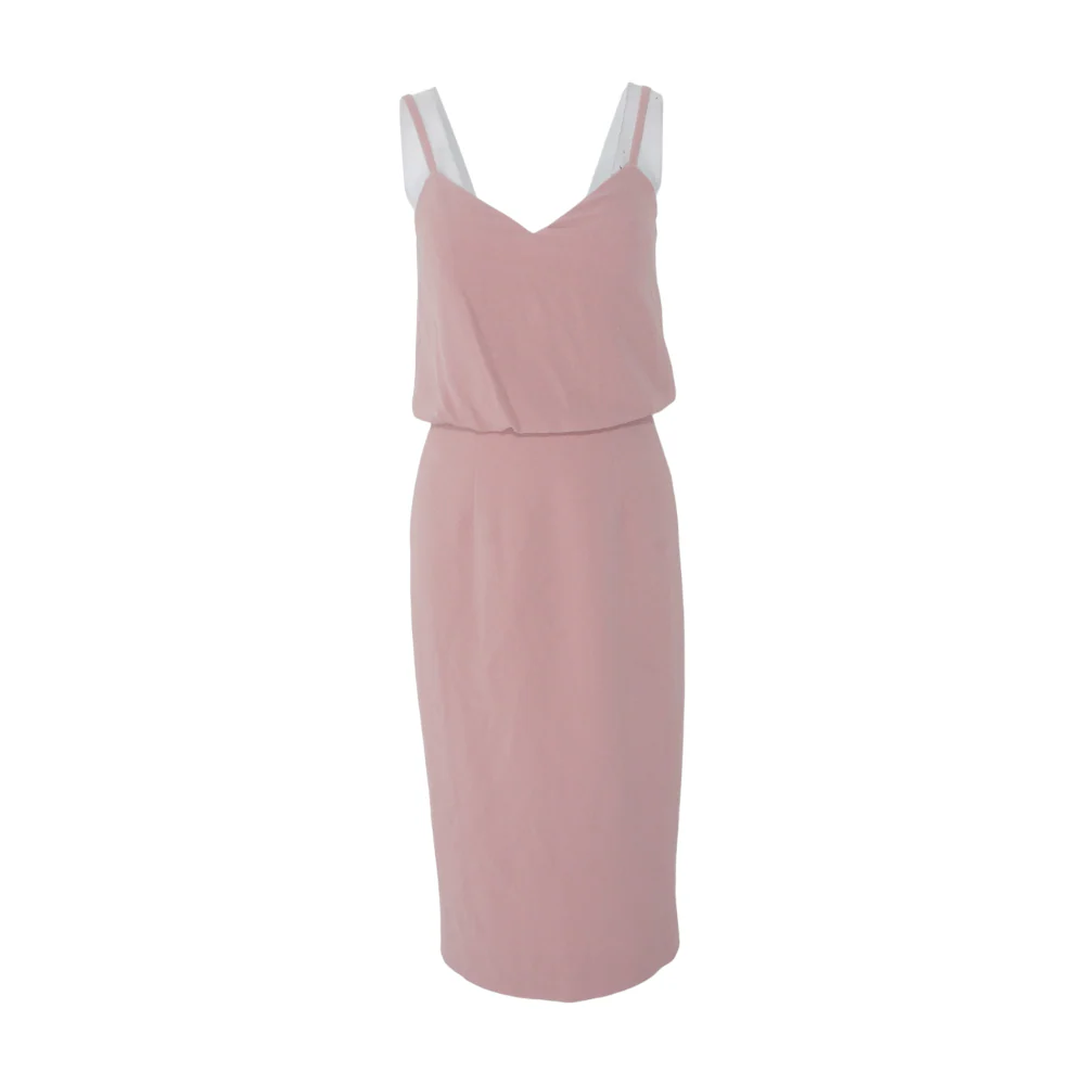 Peach Midi Dress
