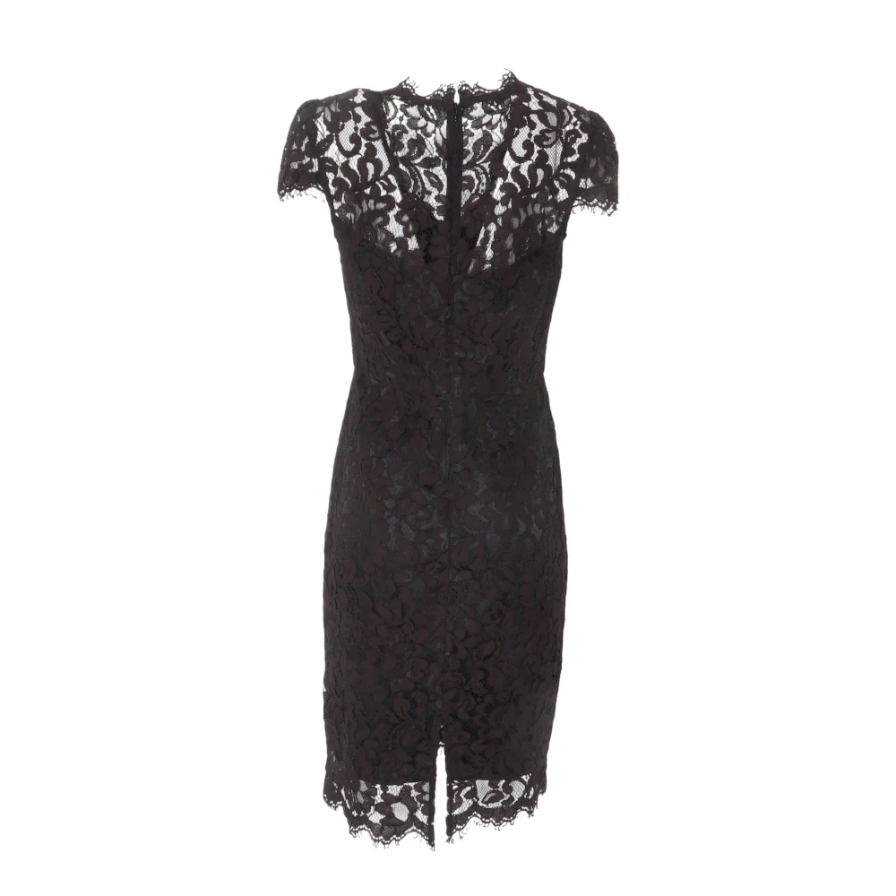 Brown Print Midi Dress - Image 2