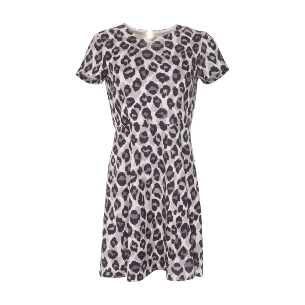 Tan Animal Print Mini Dress