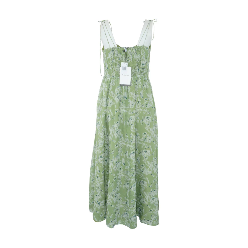 Green Floral Midi Dress - Image 2