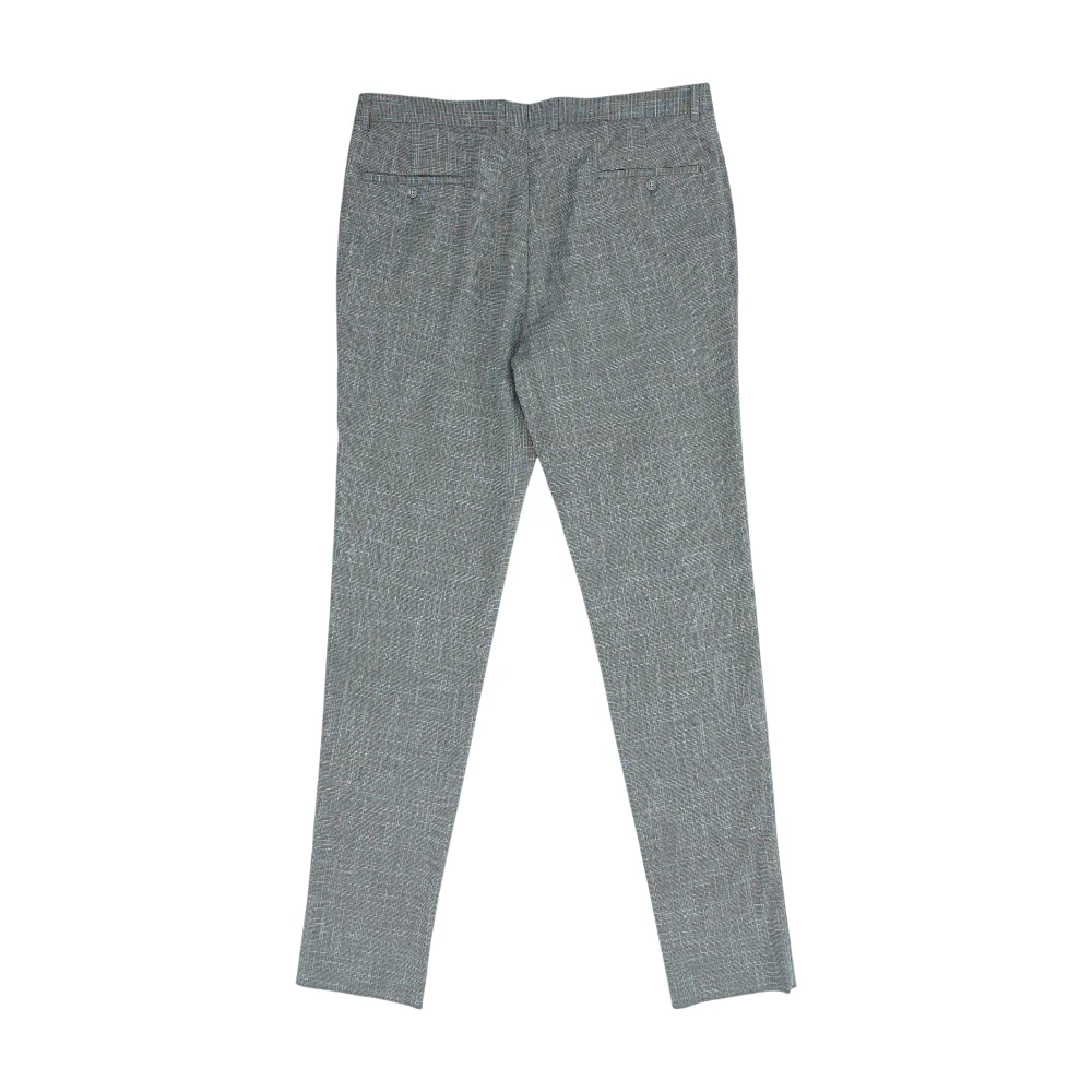 Brown Plaid Regular Pants - Image 2