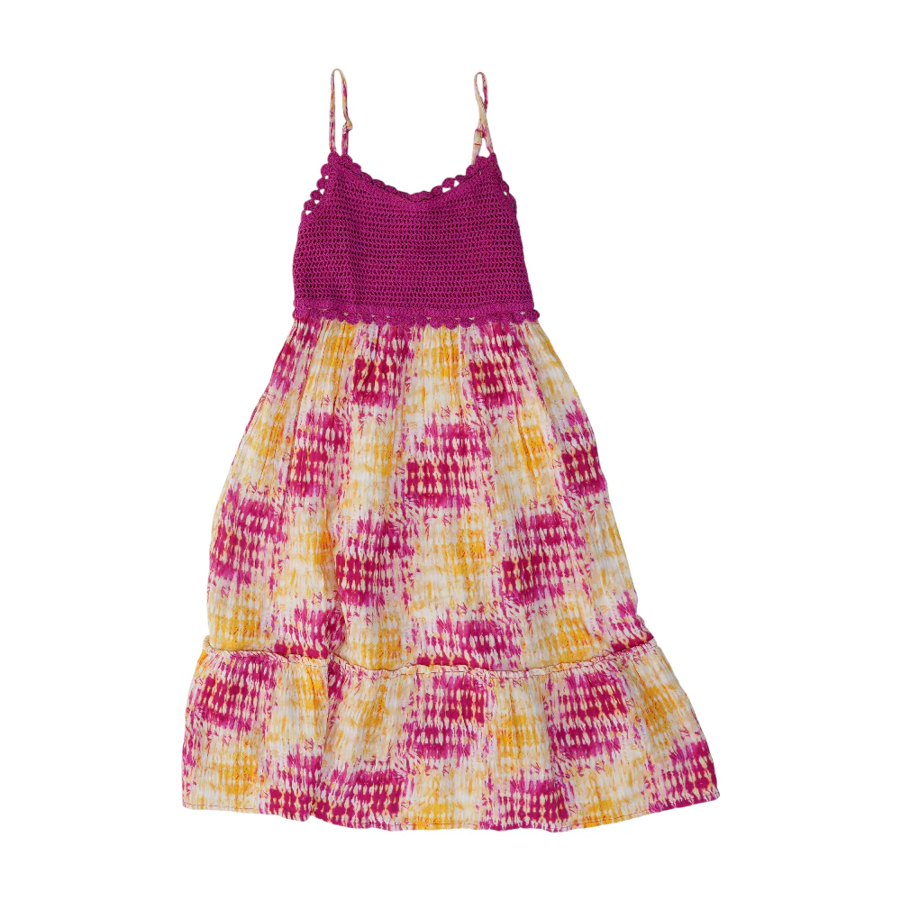 Pink Tie-Dye Dress