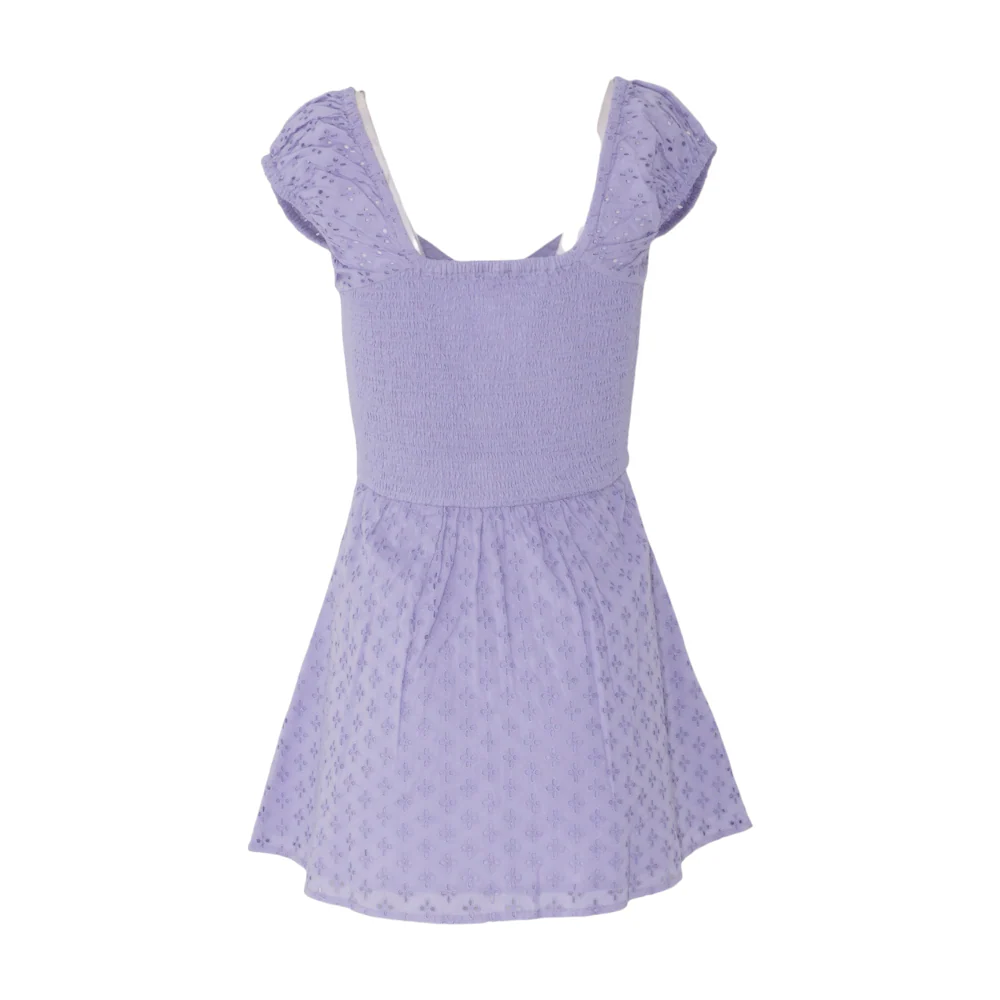 Blue Floral Mini Dress - Image 2