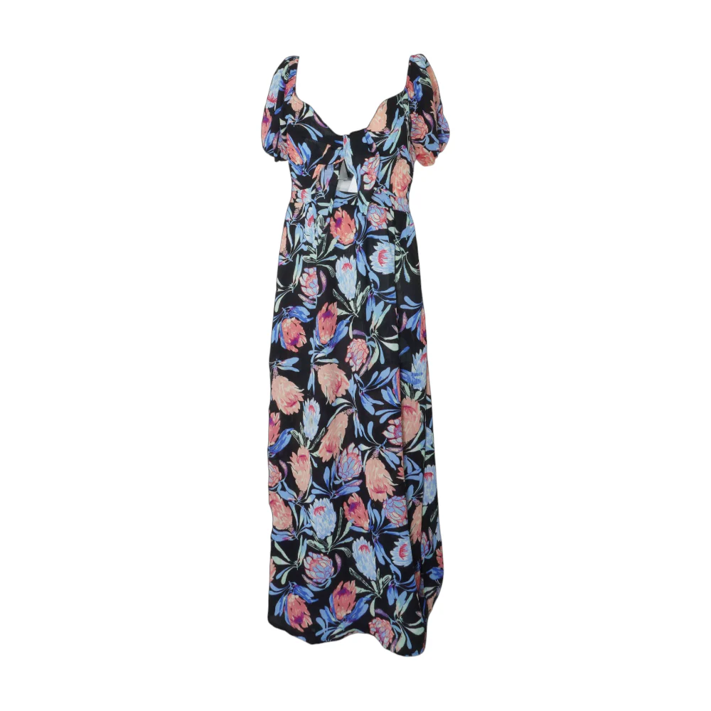 Black Floral Maxi Dress