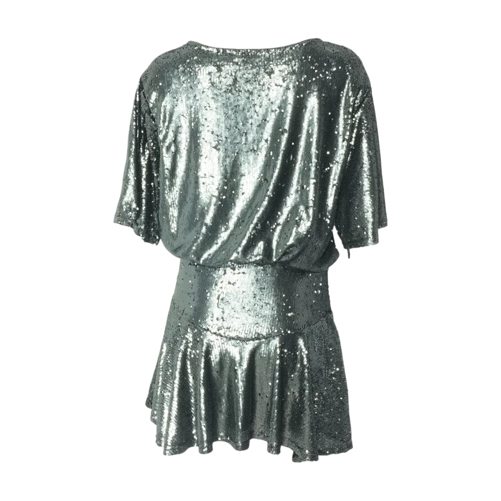 Gray Mini Dress - Image 2
