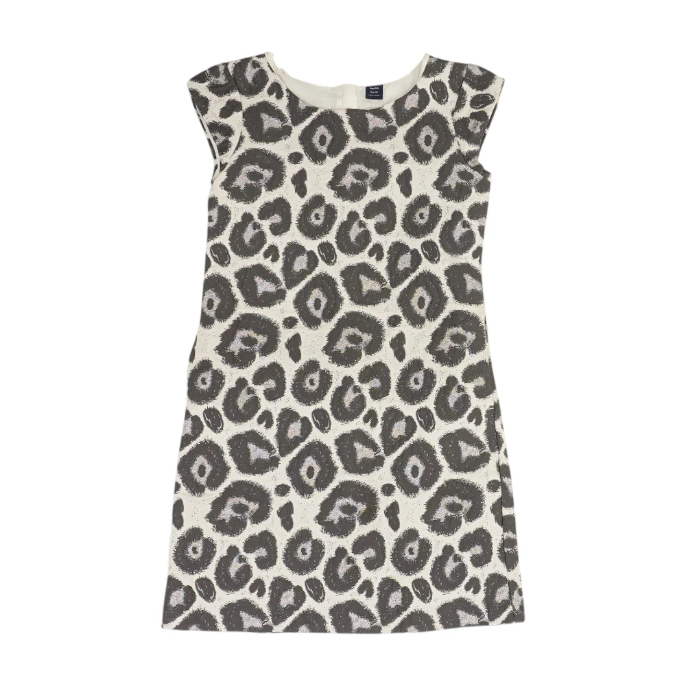 Gray Animal Print Dress