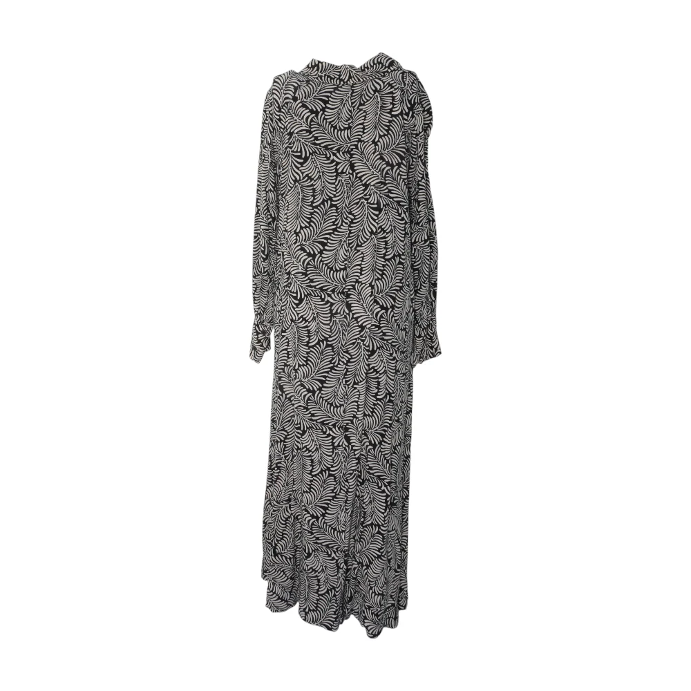 Black Floral Midi Dress - Image 2