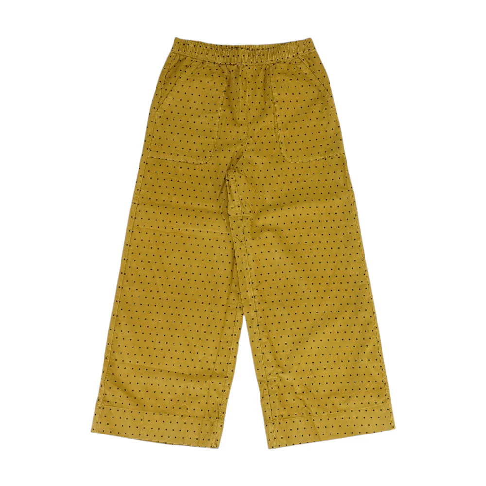 Brown Polka Dot Dress Pants