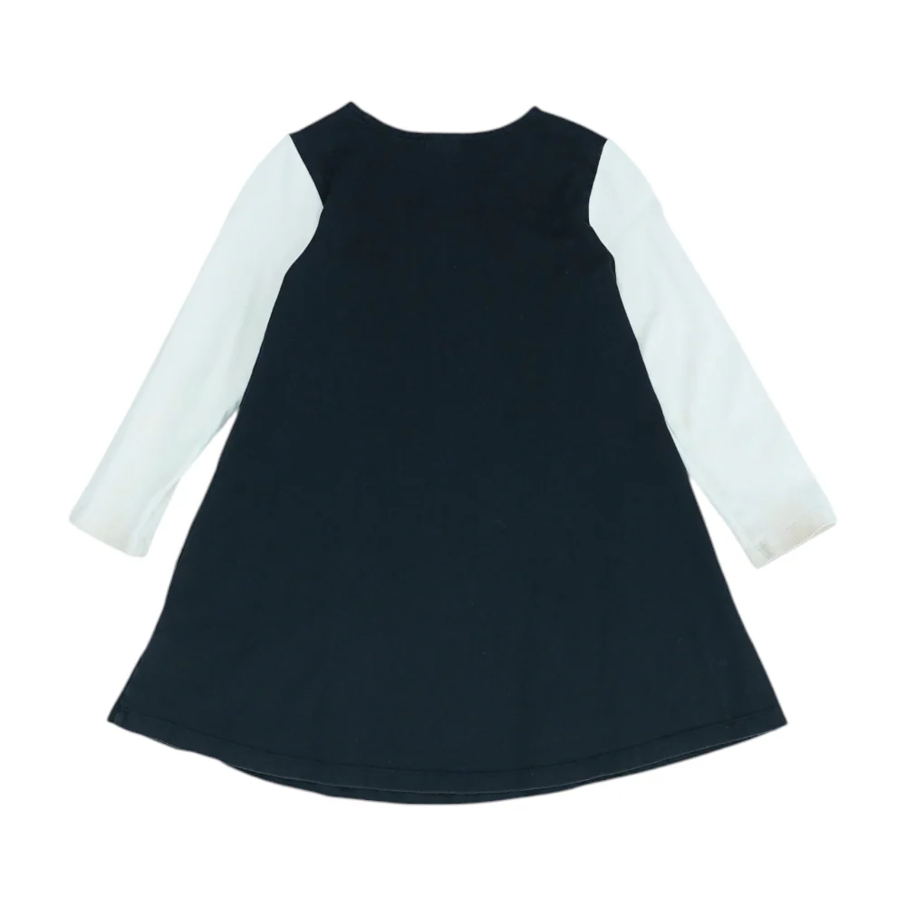Black Color Block Dress - Image 2