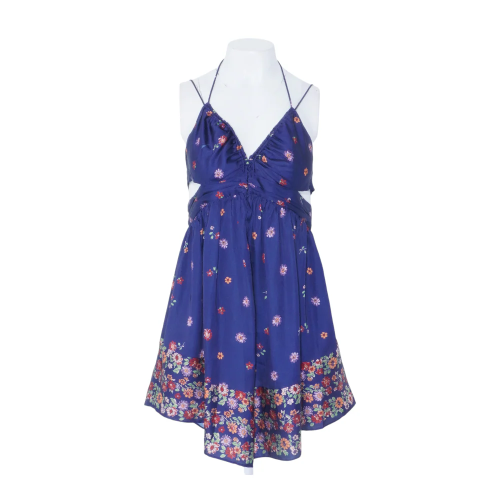 Navy Floral Mini Dress
