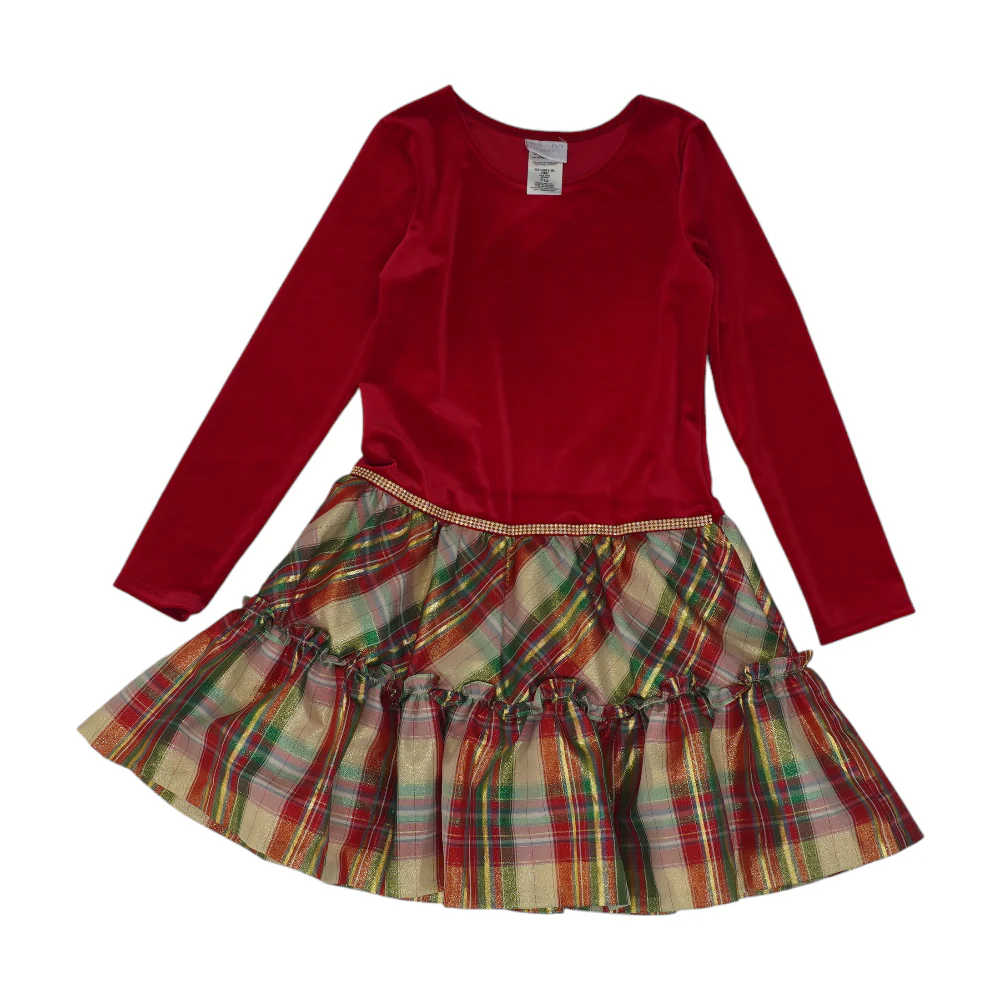 Red Plaid Dress