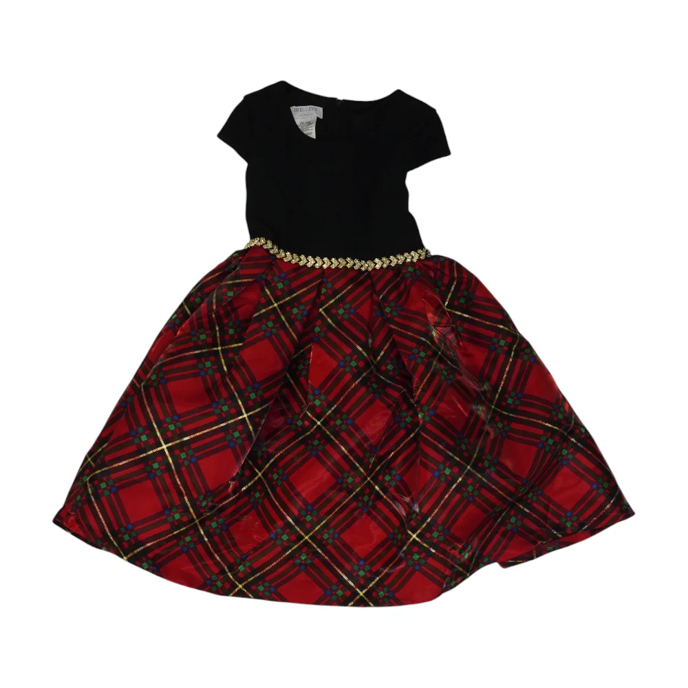 Red Plaid Dress