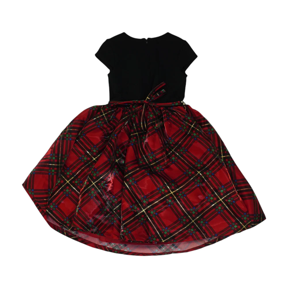Red Plaid Dress - Image 2