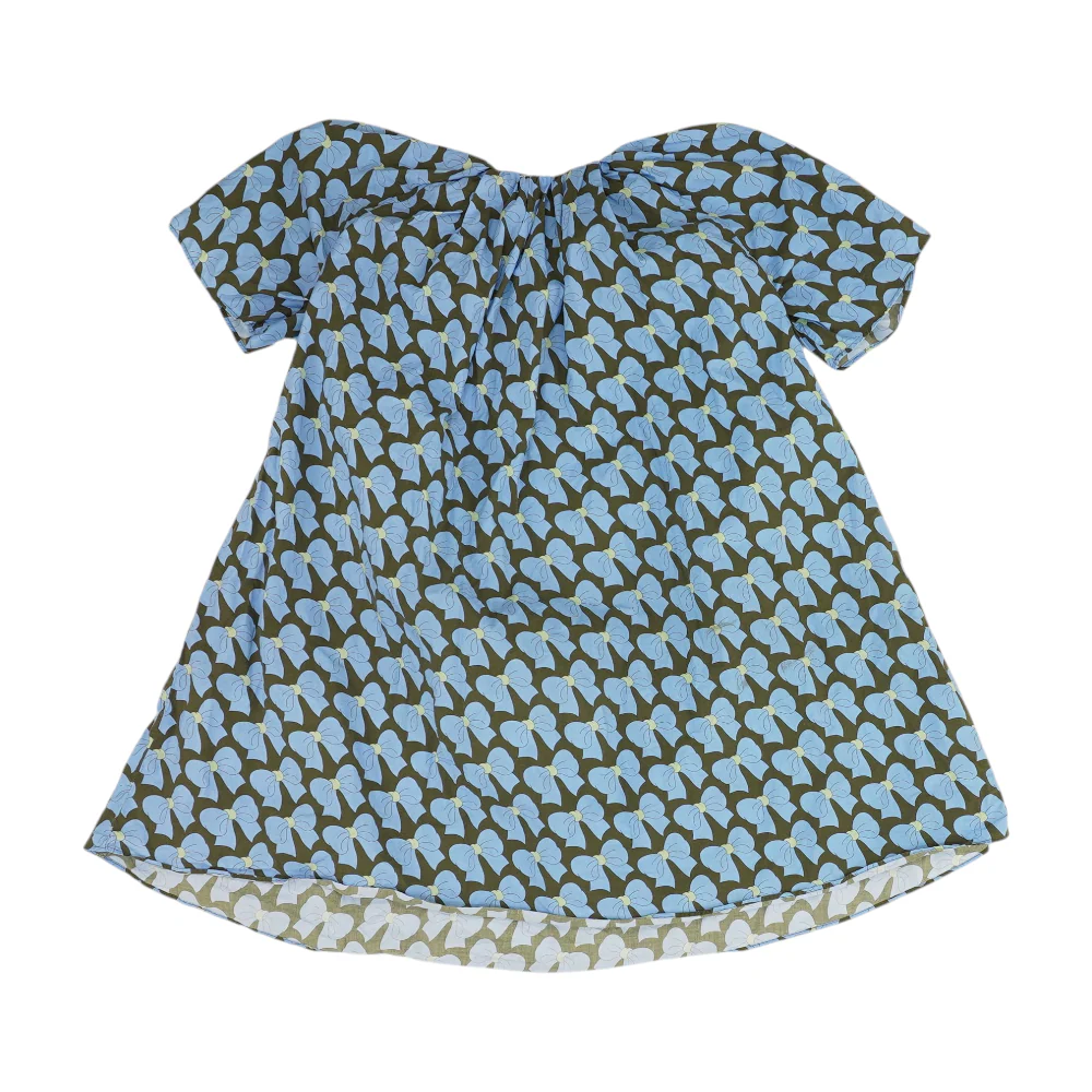 Blue Graphic Dress - Image 2