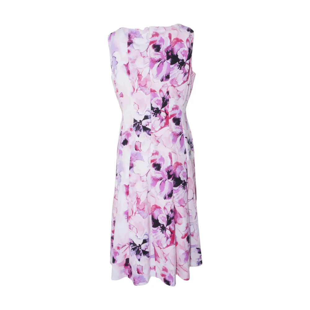 Pink Floral Midi Dress - Image 2