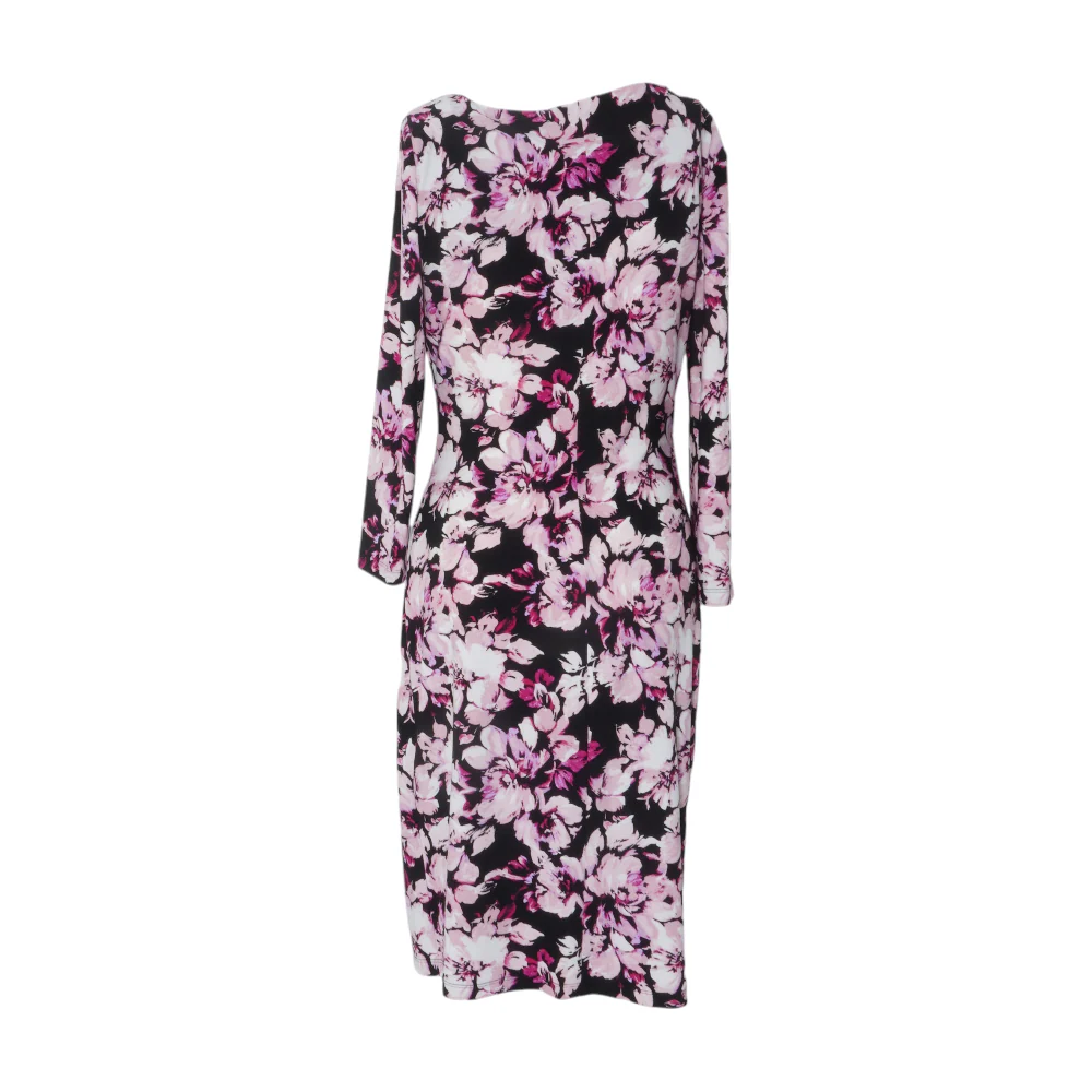 Black Floral Midi Dress - Image 2