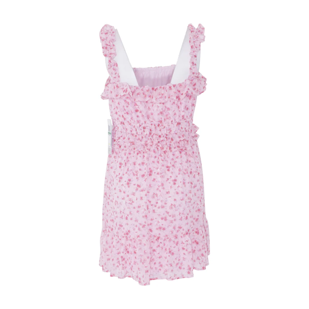 Pink Floral Mini Dress - Image 2