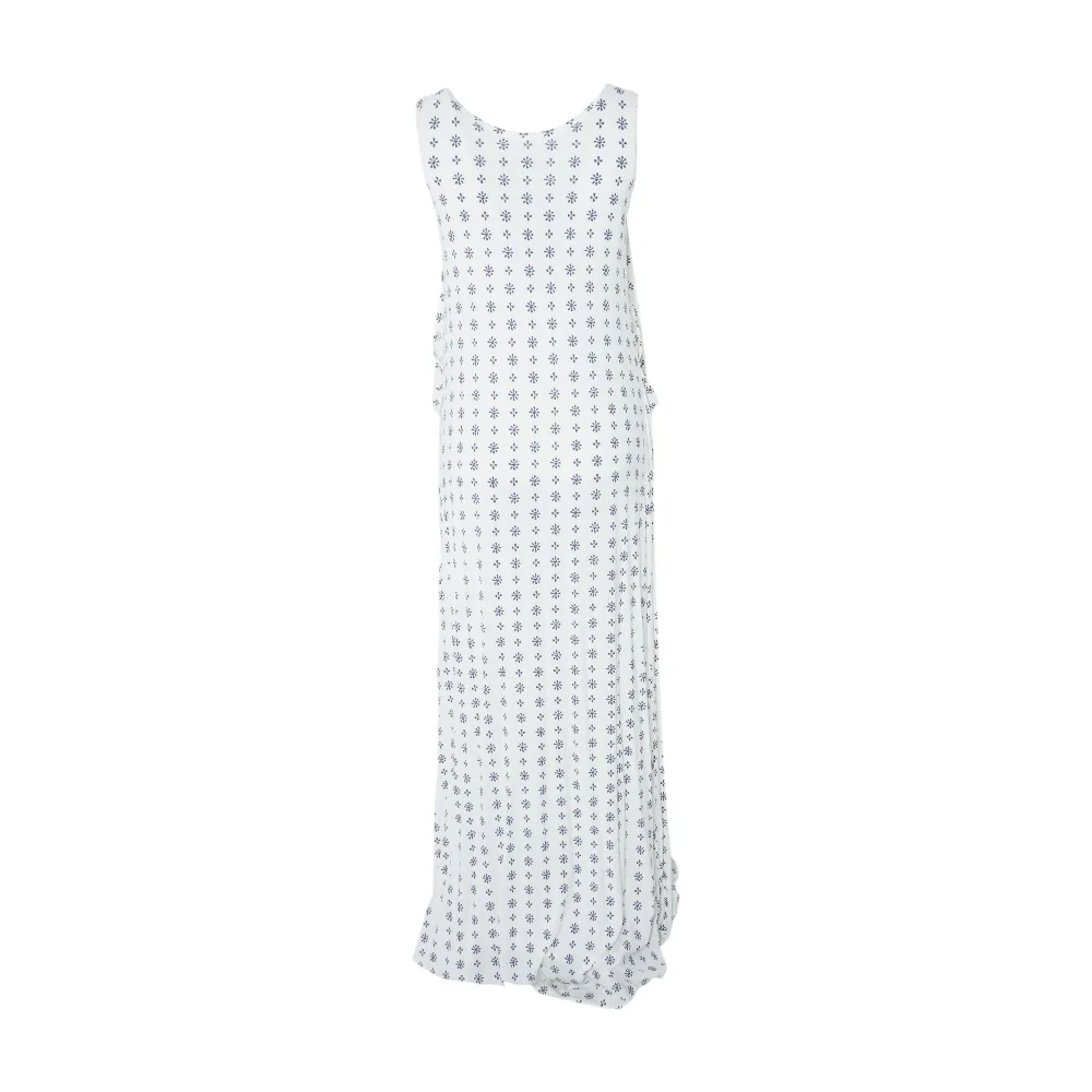 White Floral Maxi Dress - Image 2