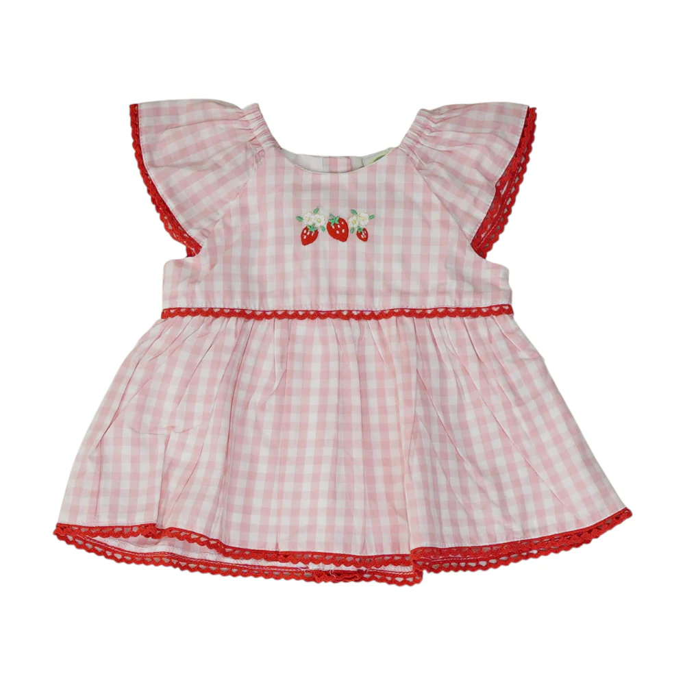 Pink Check Dress