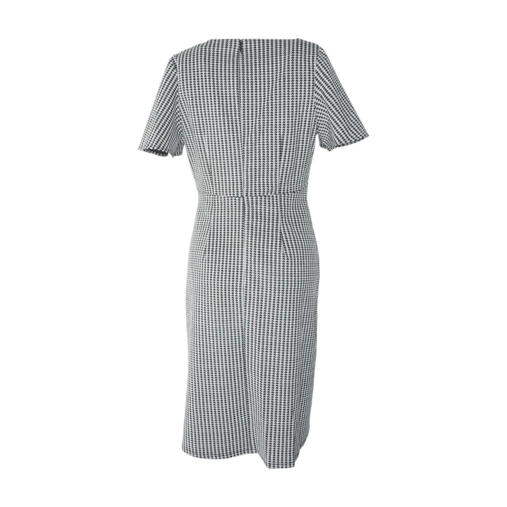 Black Houndstooth Midi Dress - Image 2