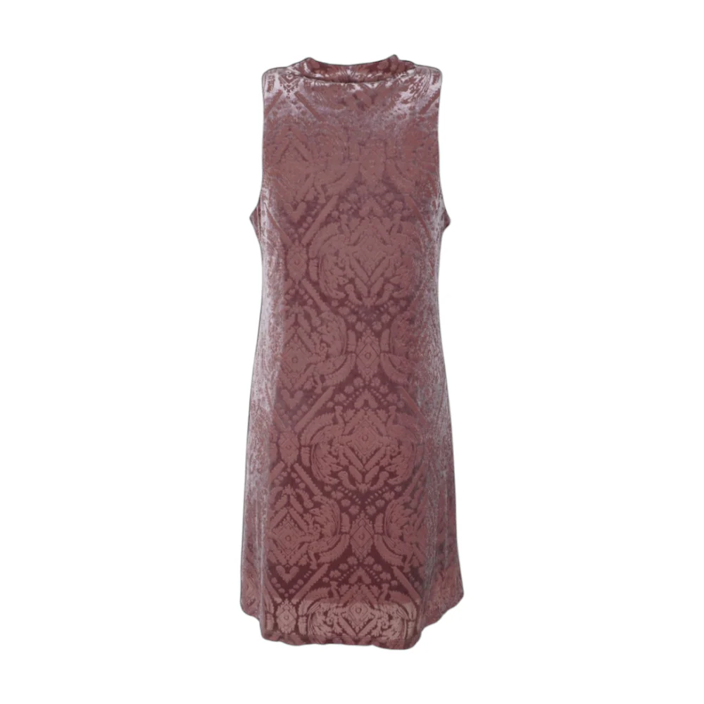 Mauve Abstract Mini Dress - Image 2