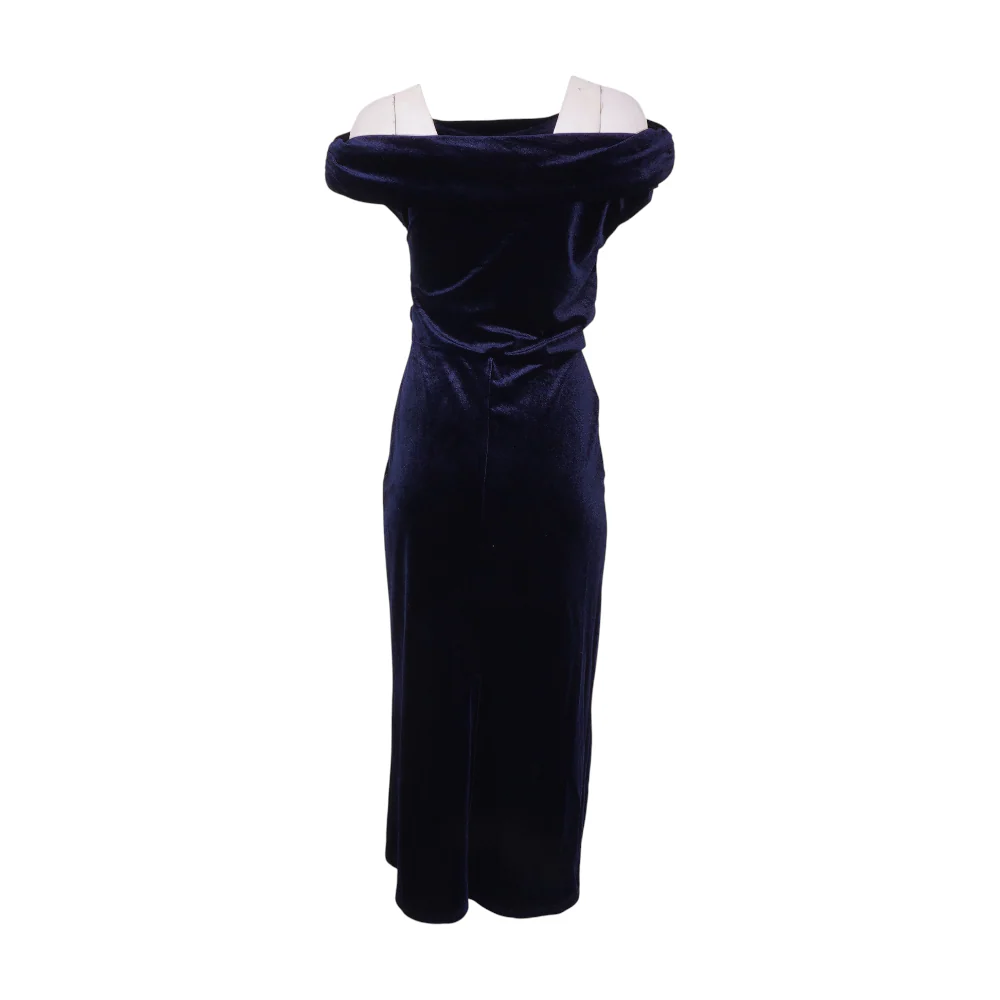 Navy Midi Dress - Image 2