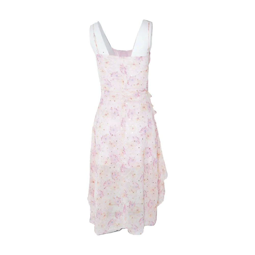 Pink Floral Midi Dress - Image 2