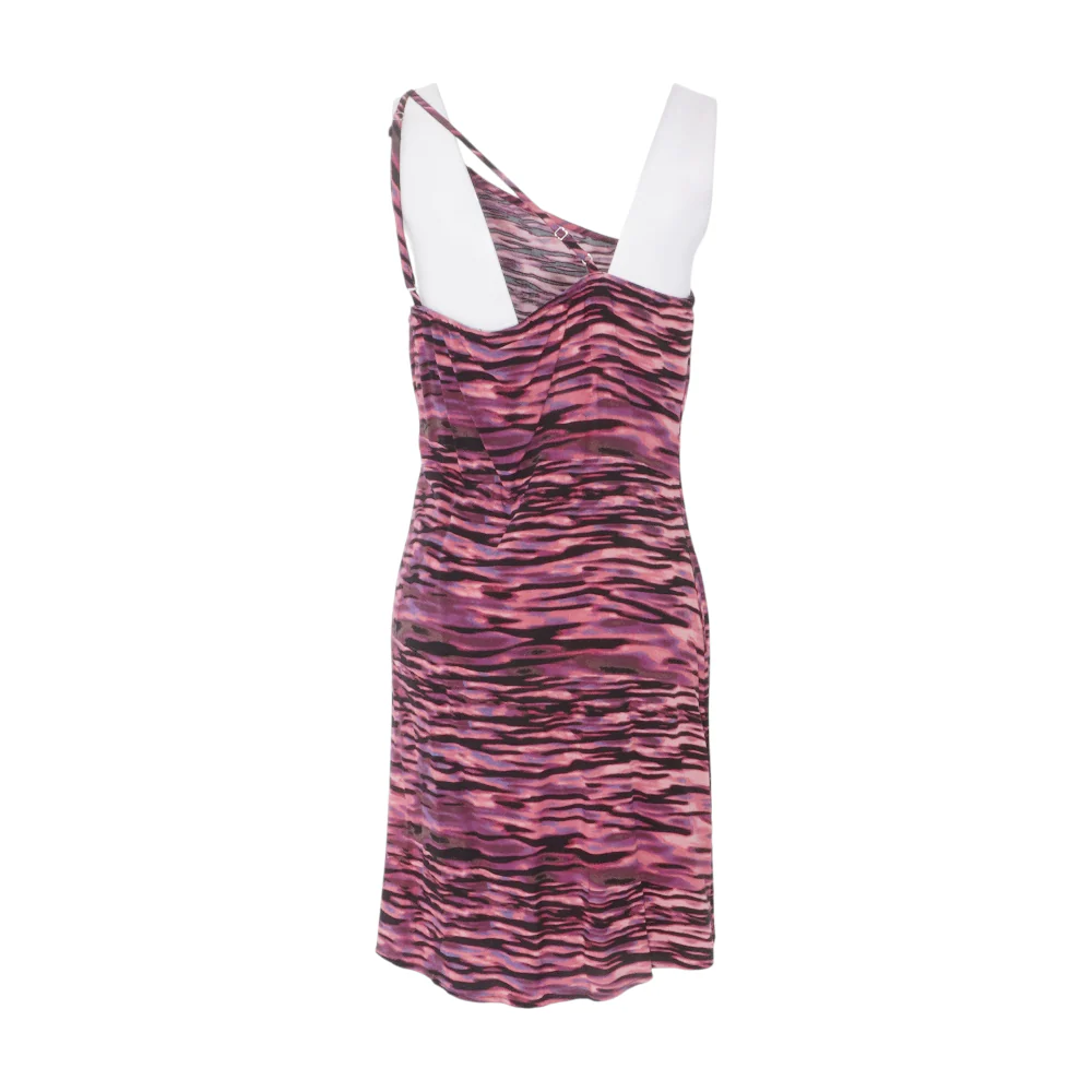 Pink Animal Print Mini Dress - Image 2