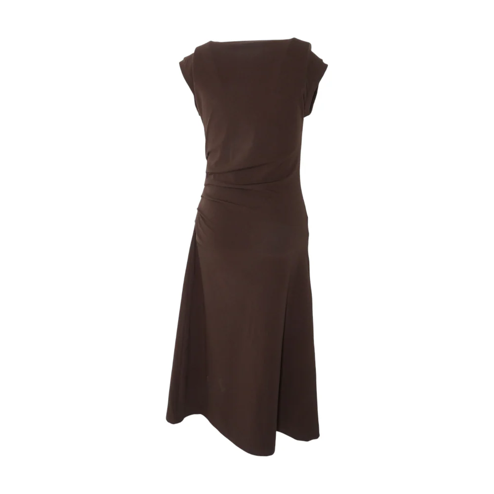 Brown Midi Dress - Image 2