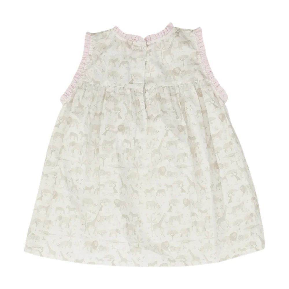 Beige Print Dress - Image 2