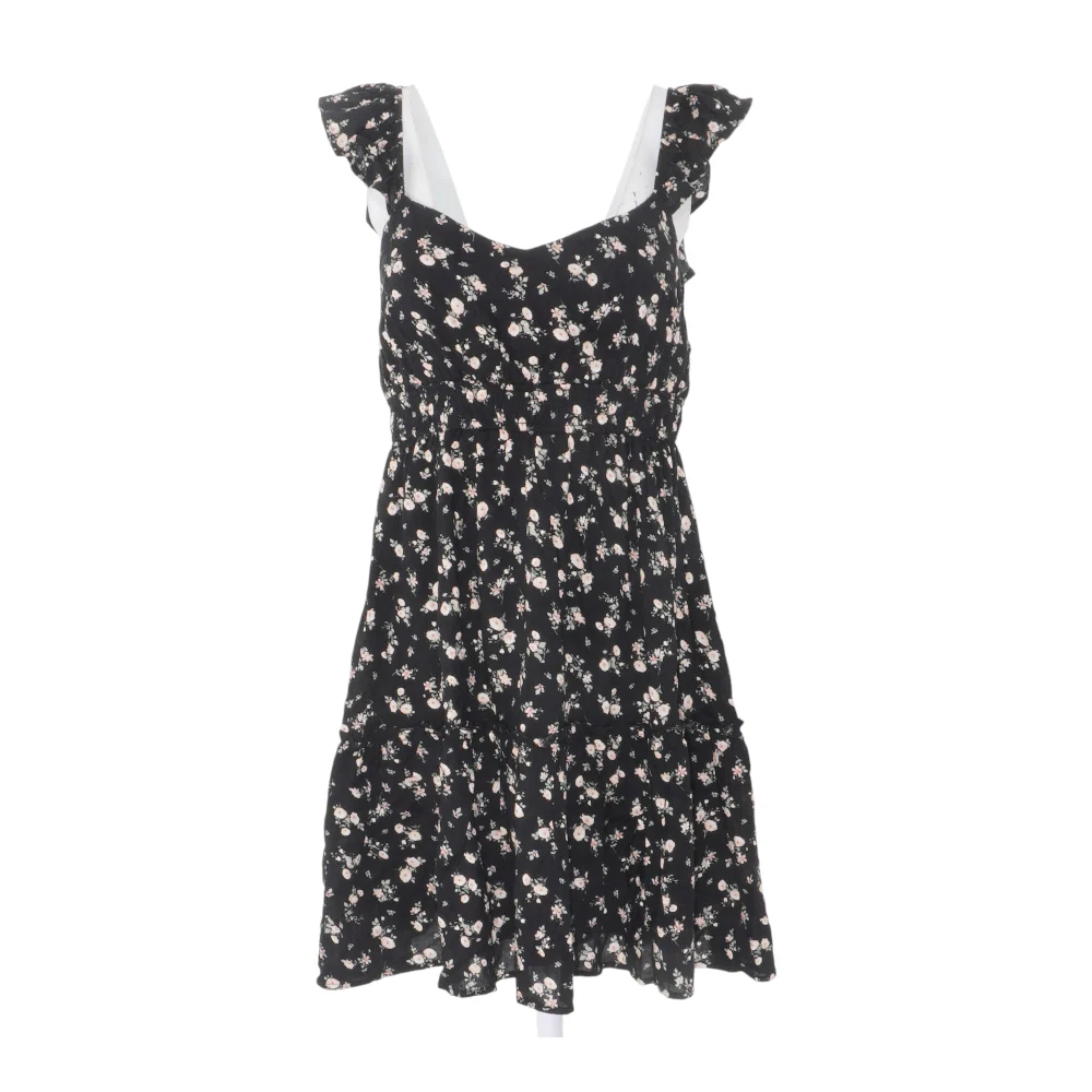 Black Floral Mini Dress