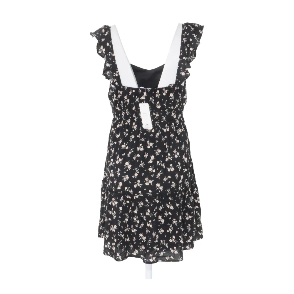 Black Floral Mini Dress - Image 2