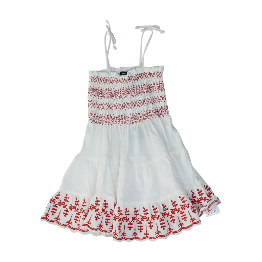 White Print Dress