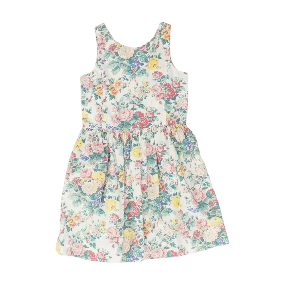 White Floral Dress