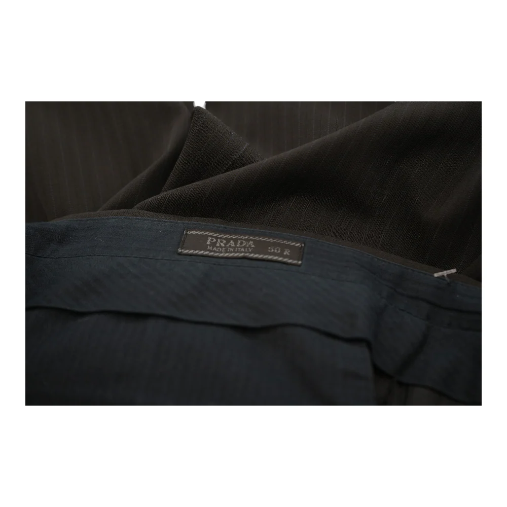 Vintage Black Striped Classic Pants - Image 3