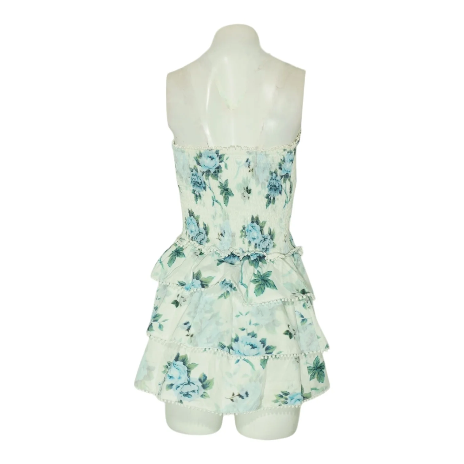 White Floral Mini Dress - Image 2