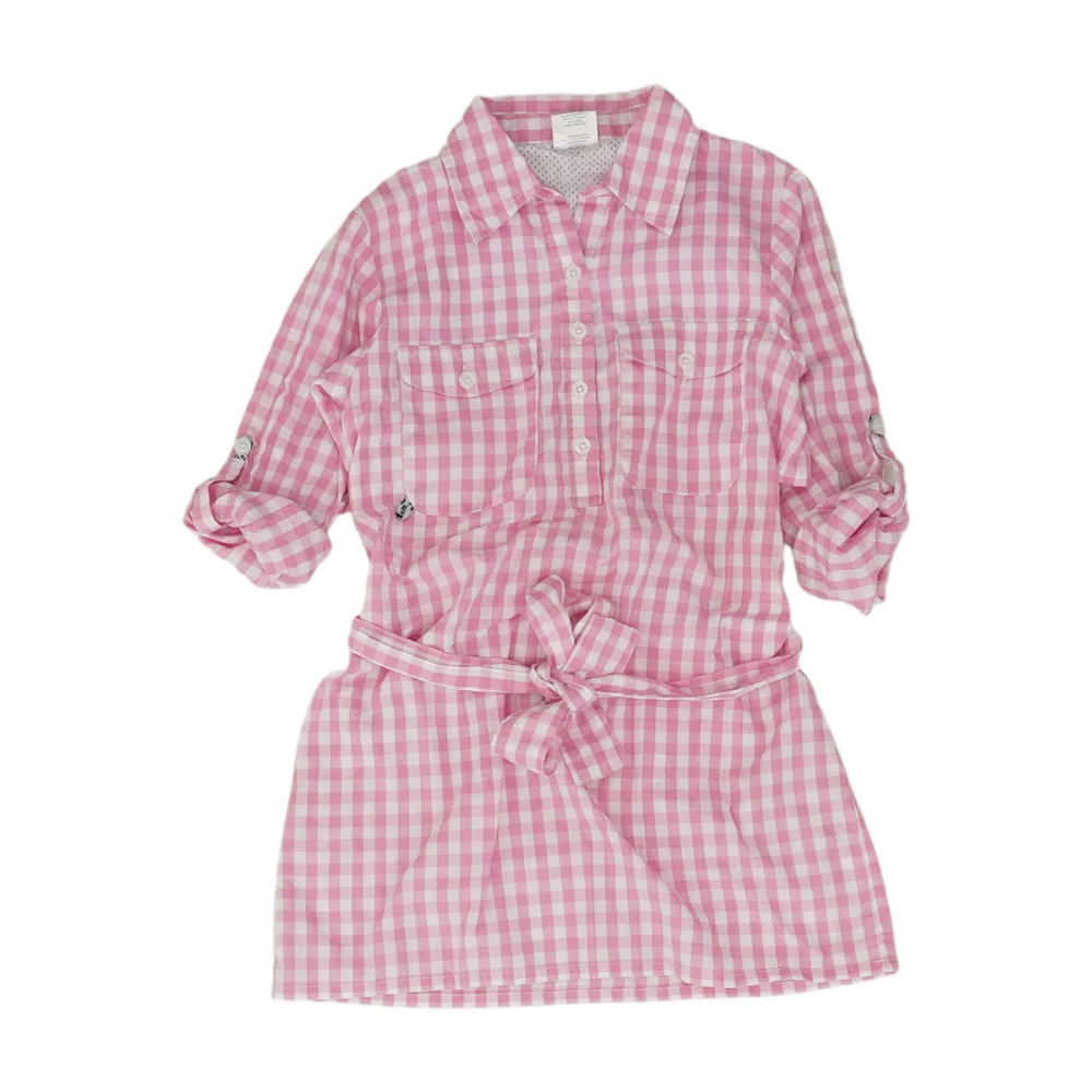 Pink Check Dress